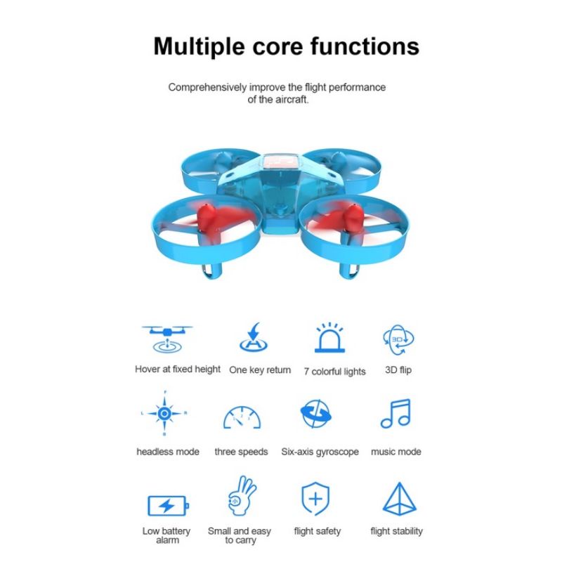 Drone Mini Atoyx AT-66M with 6 Music