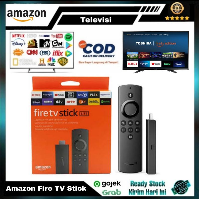 Jual Amazon Firestick Fire TV Stick Lite Full HD 4K Alexa Voice Remote