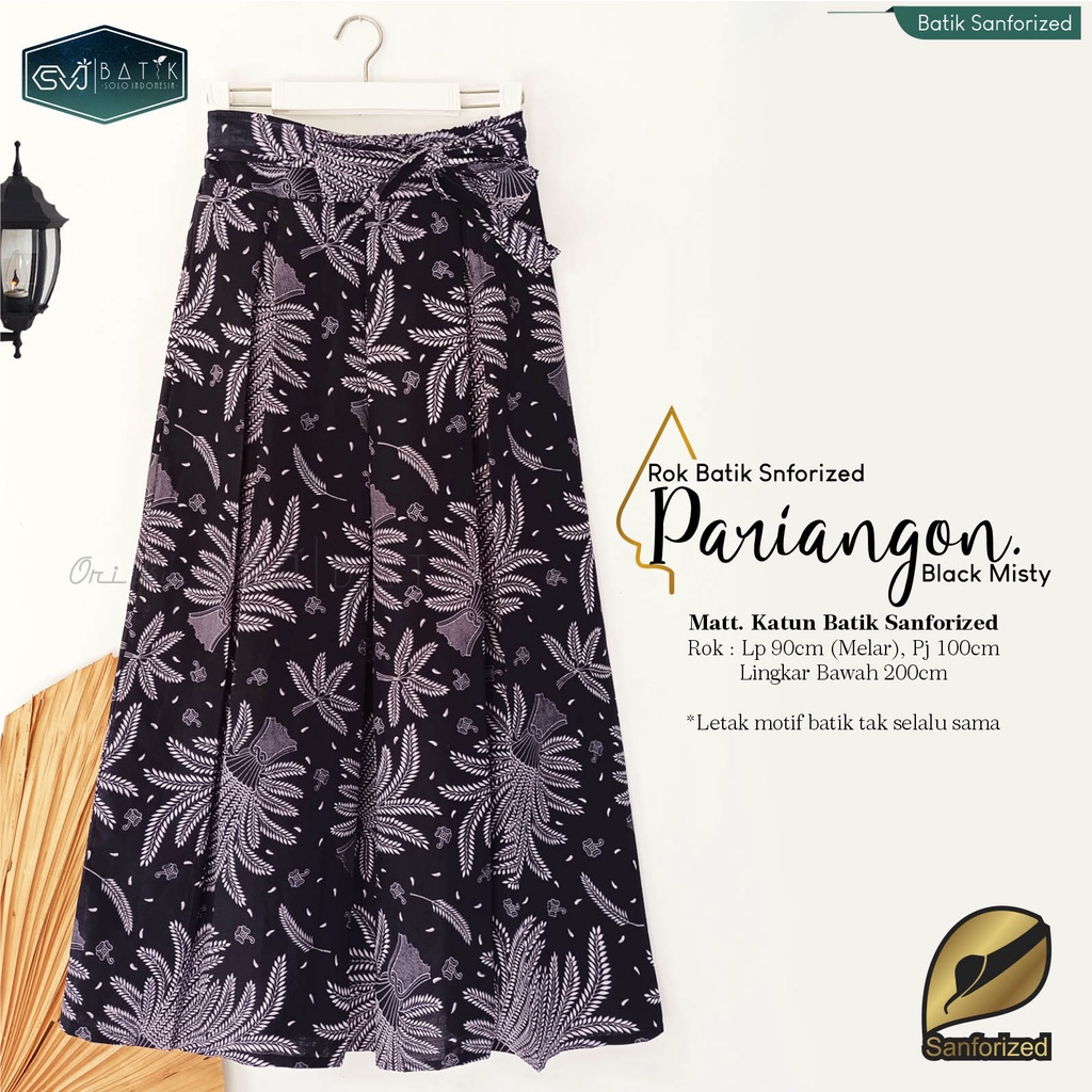 ROK BATIK ALUSAN SINARAN LANNA BAWAHAN BATIK WANITA TERKINI ORI KESHWA MURAH ORIGINAL REALPICT-Pariangon