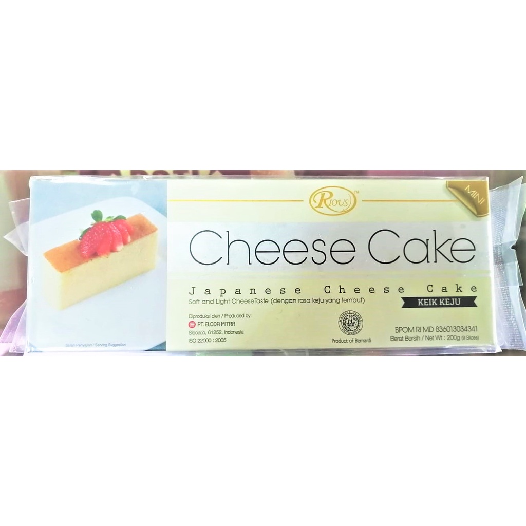 

Rious Cheese Cake 200gr