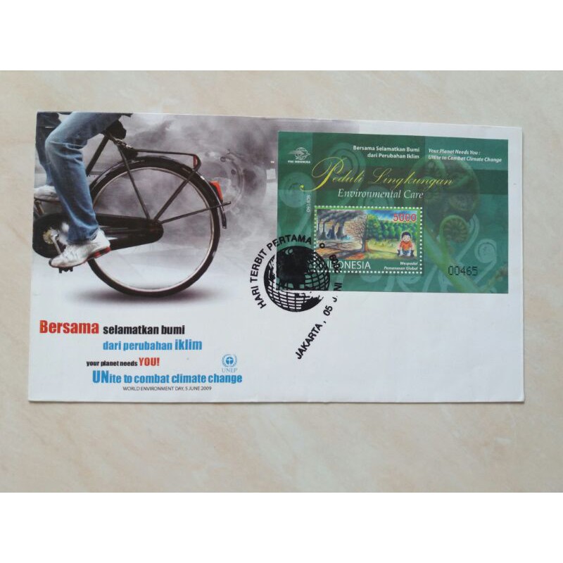 

Koleksi Fillateli SHP / FDC Sampul Hari Pertama Edisi Peduli Lingkungan Tahun 2009