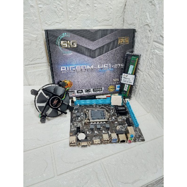 Paket Core i5 Gen 3 Ram 4Gb ( Mobo H61 BIGCOM + Proc Core i5 3470 + Ram 4Gb BIGCOM )