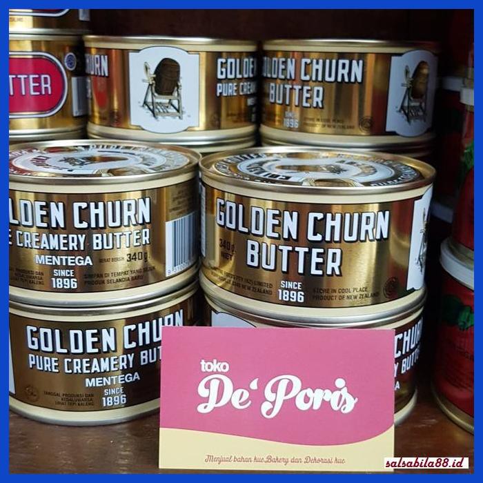 

Rettubagetnem- Golden Churn Butter 340Grm / Butter Cap Gentong -Asli-Slii.
