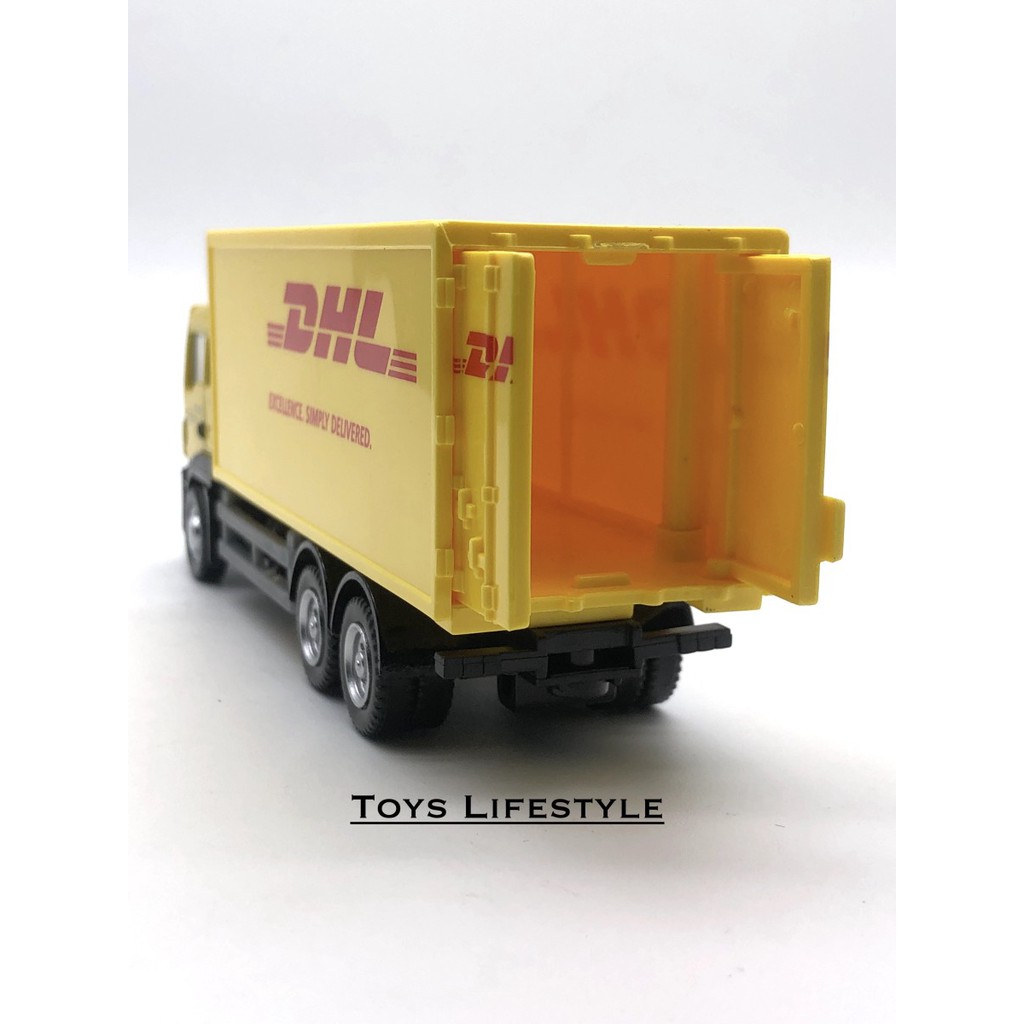 RMZ Diecast - MAN DHL Container Truck Skala 1:64