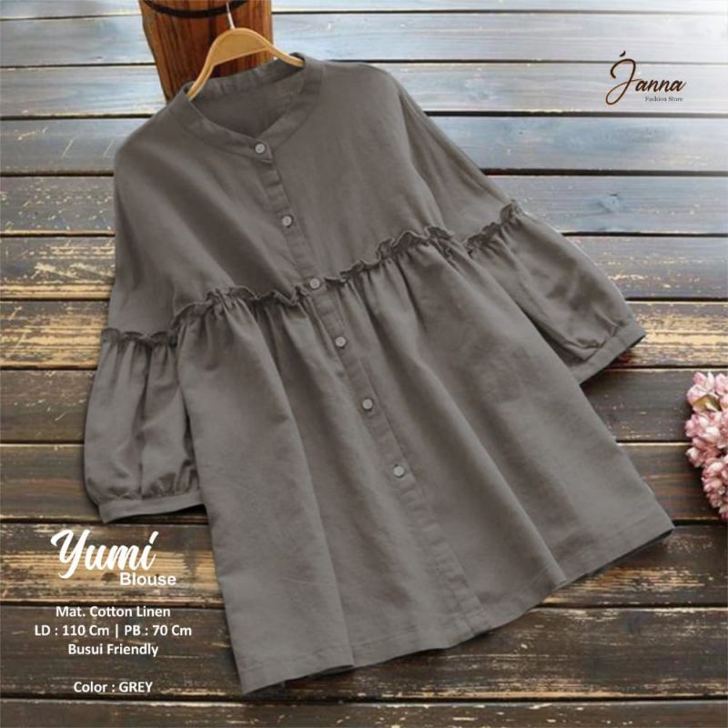 YUMI/KINAN BLOUSE BAJU WANITA TERBARU