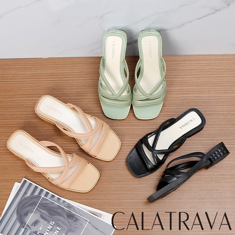 Sandal Wanita Wedges Jelly | Sendal Wedges Tali Hak Calatrava | 713-6