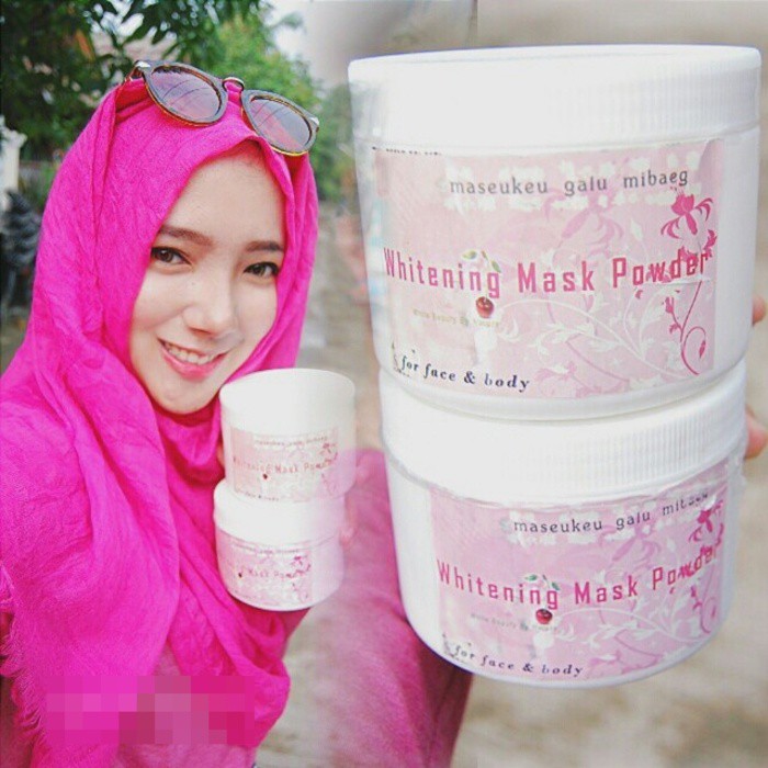 Asli Masker Korea WMP Whitening Mask Powder PEMUTIH kulit tubuh wajah ORI Murah.