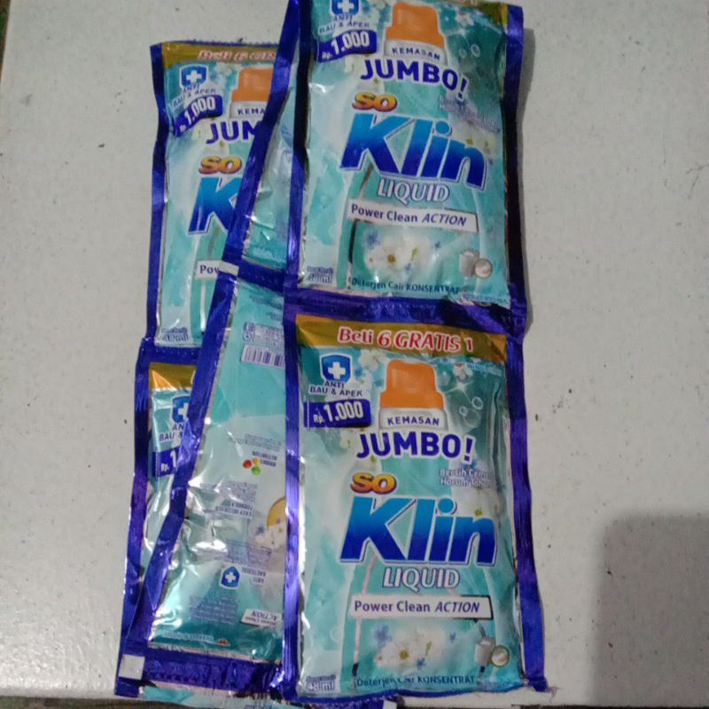 soklin liquid saset blue