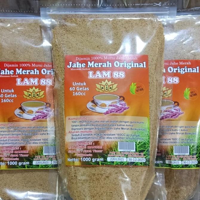 

Jahe merah original 1 kg