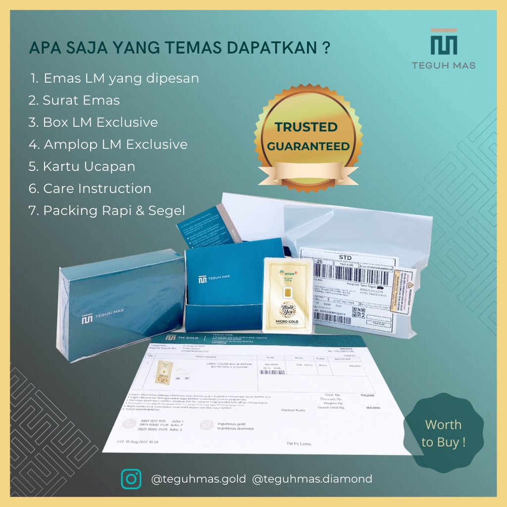 LOGAM MULIA ANTAM MICRO GOLD SERIES THANK YOU GOLD 999,9