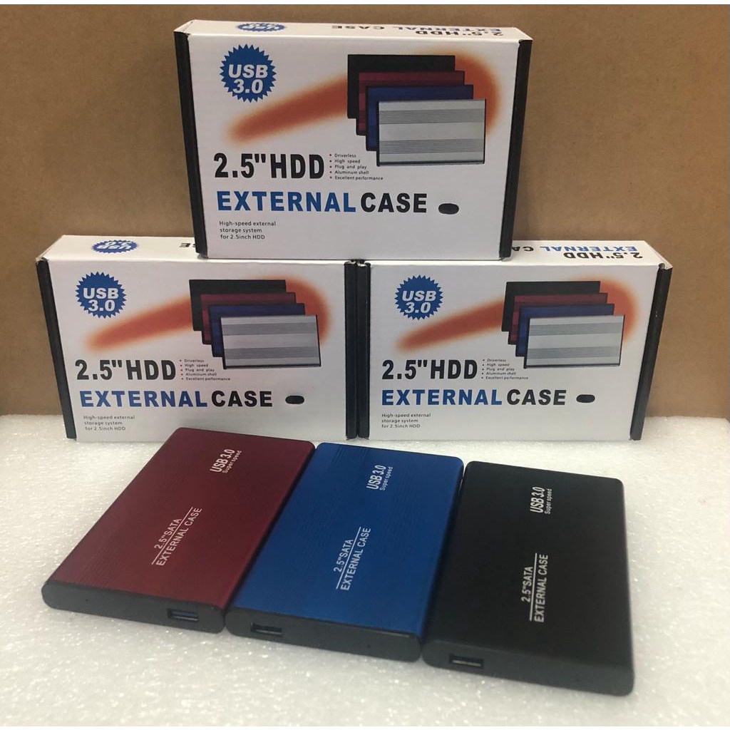 CASING HARDDISK EXTERNAL 2,5&quot; SATA USB 3.0 ALUMINIUM