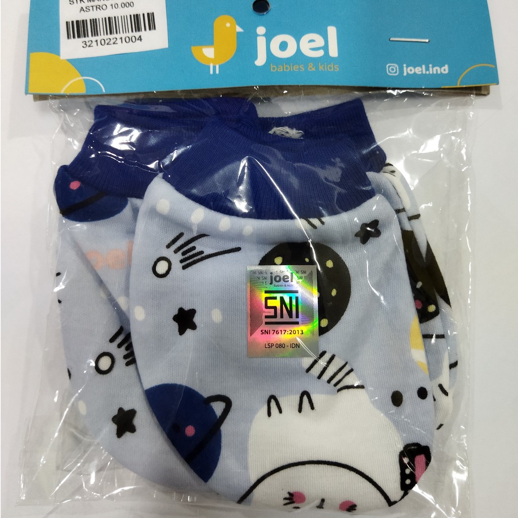 Sarung Tangan Kaki Bayi Motif JOEL 1 Pasang SNI