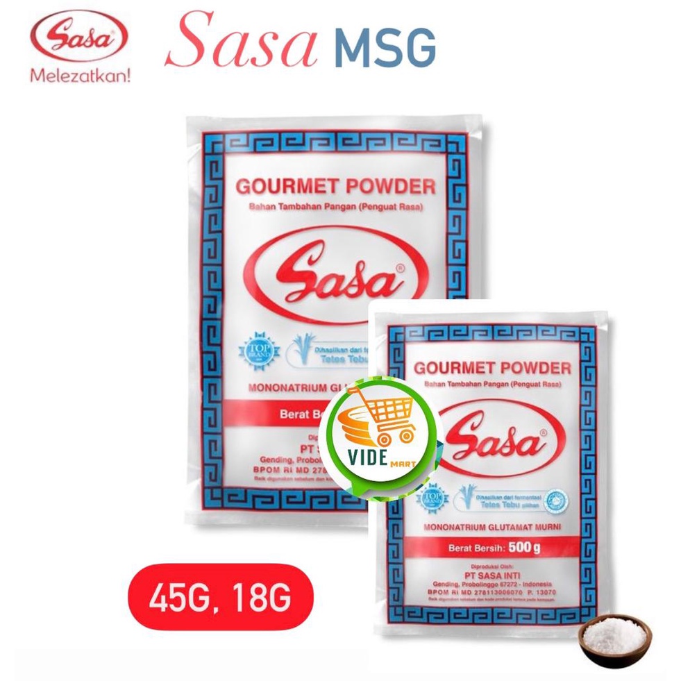 

SASA MSG PENYEDAP RASA 45G, 18G