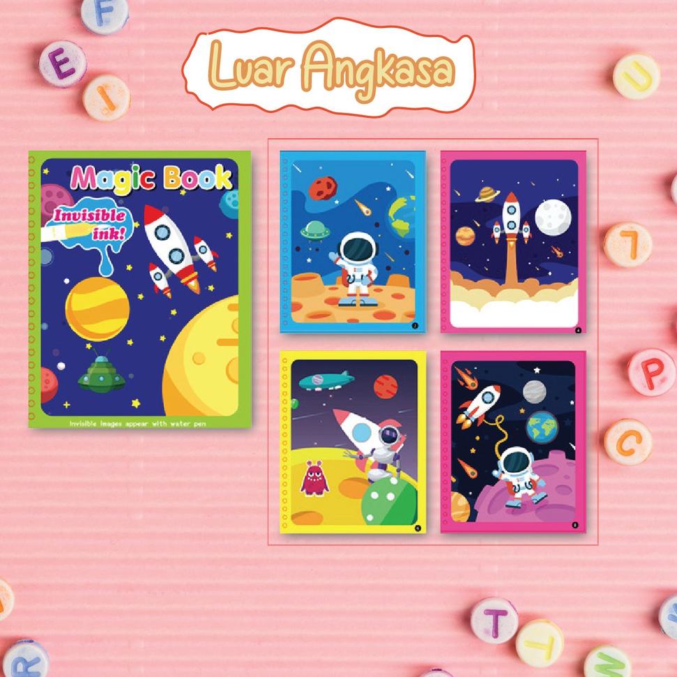 

(P7T8) ☆ MAGIC BOOK MAINAN/BUKU MEWARNAI KREATIF ANAK/BUKU MEWARNAI AJAIB //Sangat@berkualitas