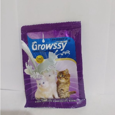 susu kucing growssy dan dot susu