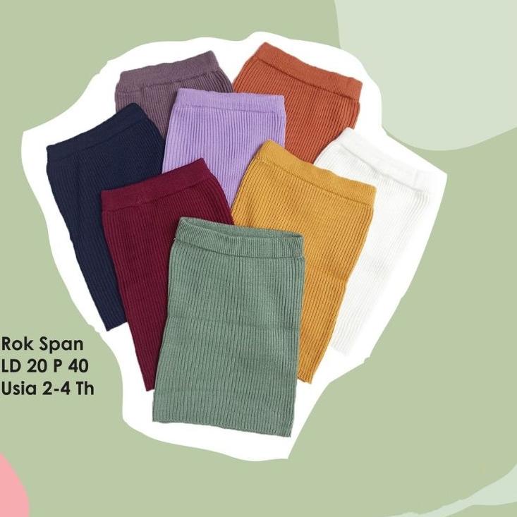Rok Span Anak Rajut Perempuan Usia 1-5 Tahun Rok Span Rajut Anak kekinian - Rok Sepan Rajut Anak {SL