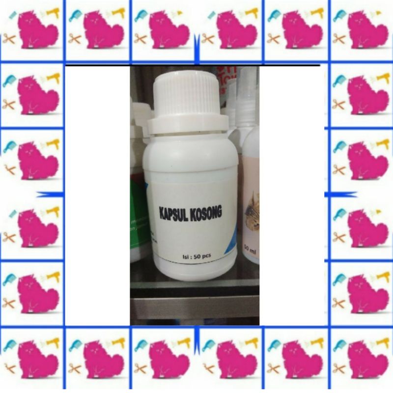 KAPSUL KOSONG UNTUK PEMBAGI OBAT KUCING