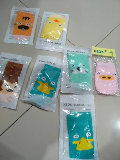 READY BANDUNG KAOS KAKI KARAKTER ANIMAL ANAK , KAOS KAKI ANAK KATUN , KAOS KAKI ANAK ANTI SLIP