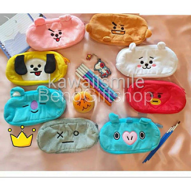 

BenoGiftshop - Tempat Pensil BT21/BTS Unofficial (New Arrival)