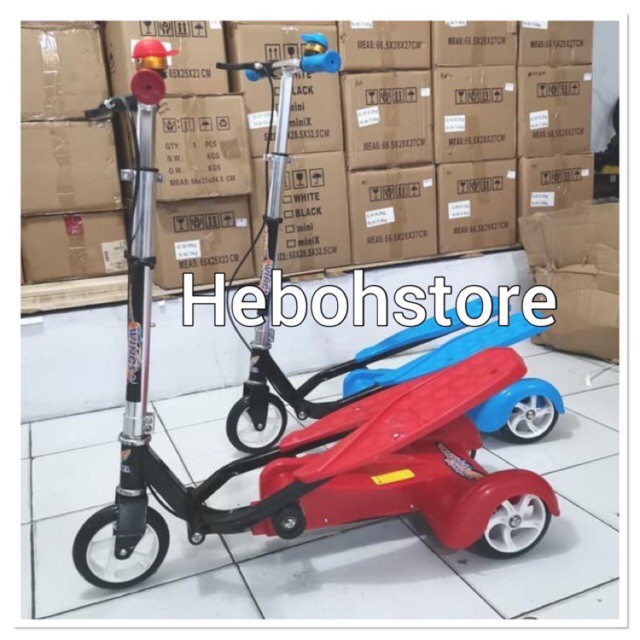 Scooter otopet dual pedal  WINGS /skuter otopeT WINGS TERBARU