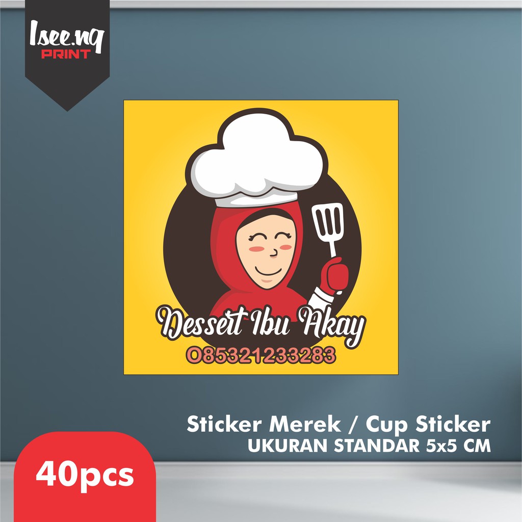 

Stiker Merek / Cup Custom A3 Murah