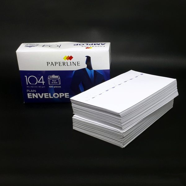 

Amplop Putih Polos PAPERLINE 104 / Envelope Plain PAPERLINE 104 PPL