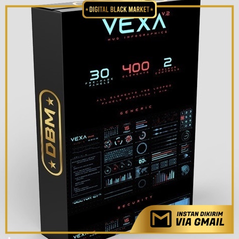 Vexa Hud Infographics V2 - After Effects Project Files