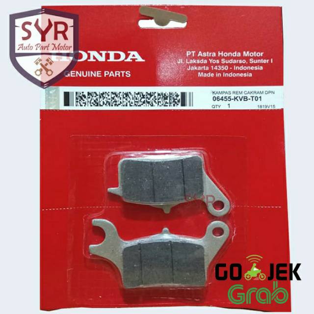 Kampas Rem Depan Honda Beat, Vario 06455-KVB-T01 Bergaransi 100%