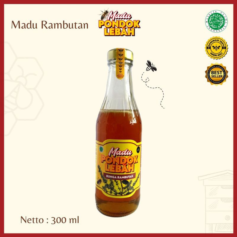 

MADU ASLI RAMBUTAN 300 ml PONDOK LEBAH