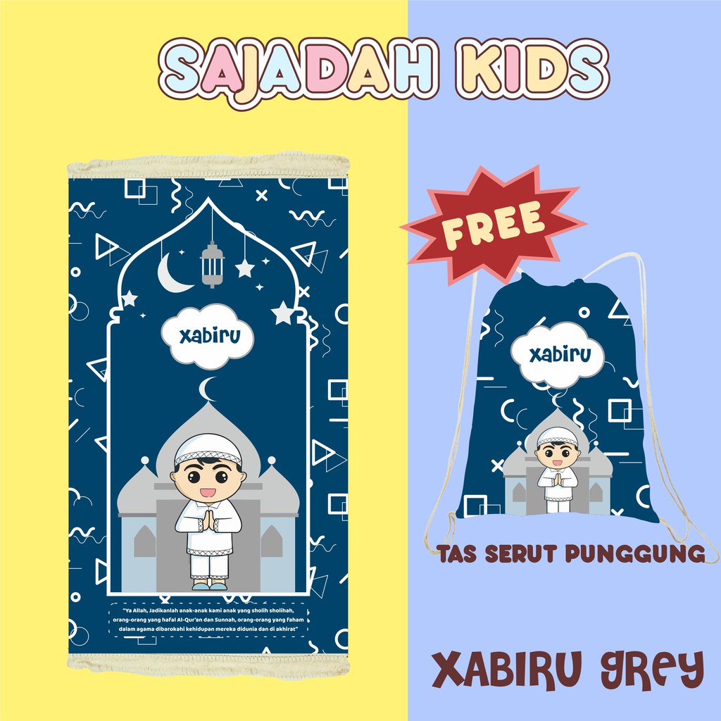 Sajadah Anak Custom Printing-Xabiru