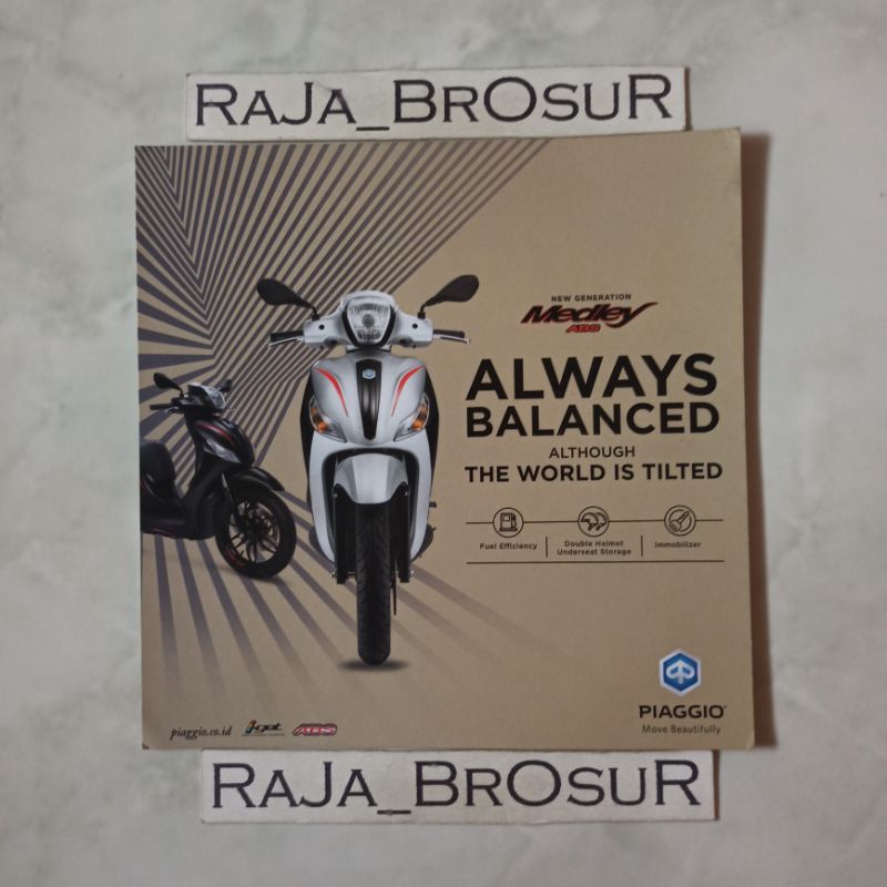 Poster brosur flyer Piaggio Medley Abs/Medley S Abs/Medley SE Abs