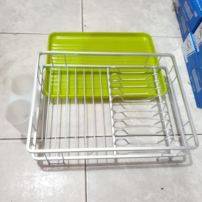 Kualitas Terbaik - Rak Piring Gelas Alumunium Fiorentino Anti Karat