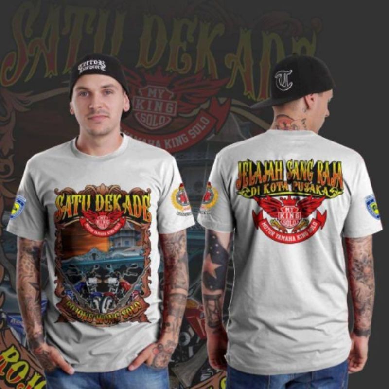 Kaos Resmi RX King 1 Dekade MY KING SOLO