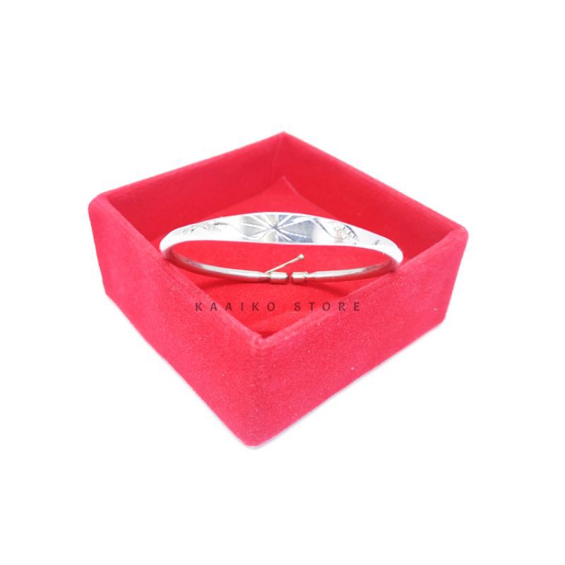 Gelang Bayi Besi Putih Asli 0-2tahun