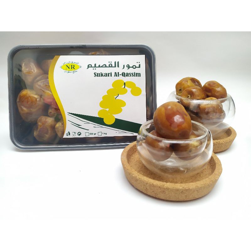 

Kurma Sukari Basah/Sukari Al Qassim 500gr /Sukari Al qosim NR HC /murah /Fresh