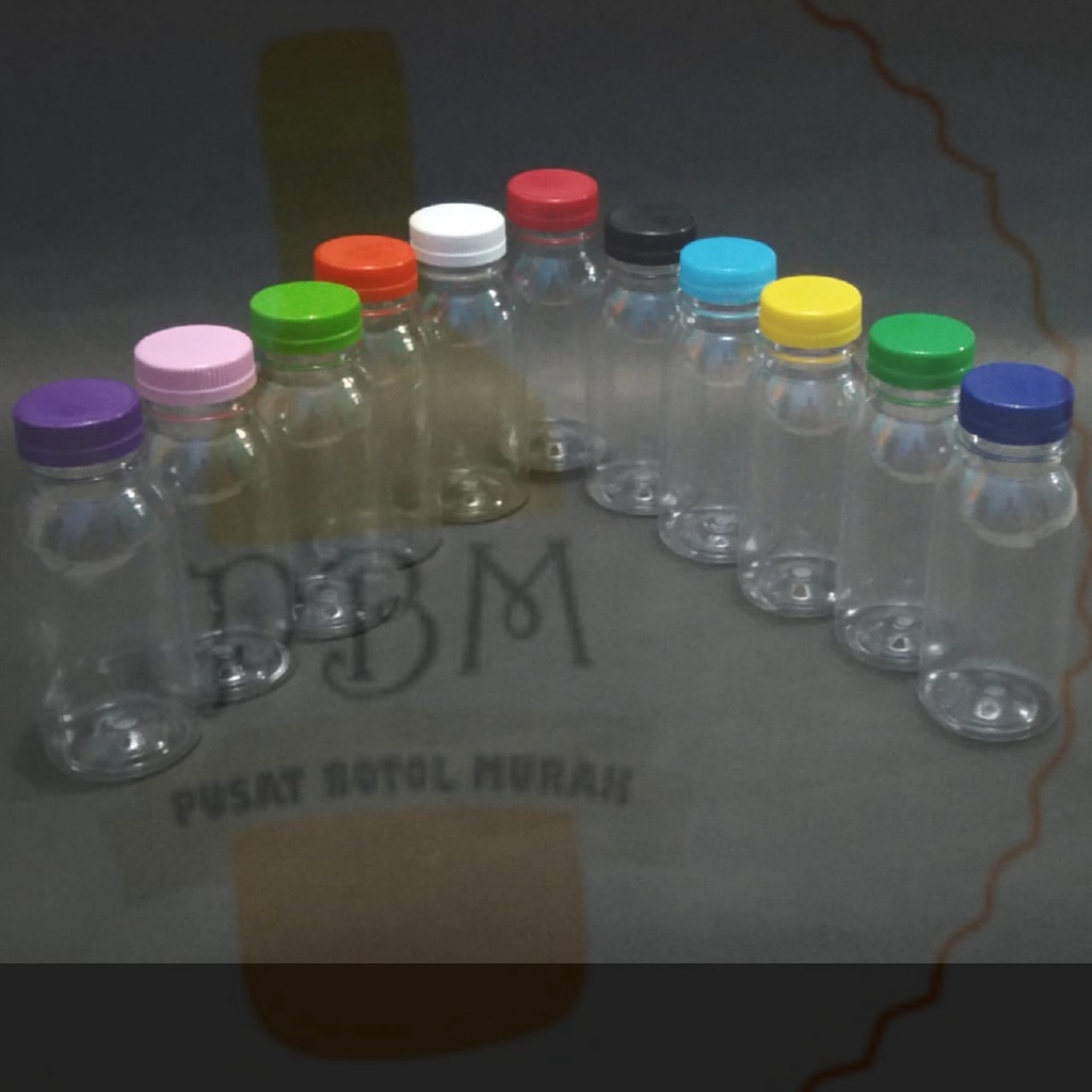 Botol plastik 100 ml Hitam - Botol jelly 100 ml super murah