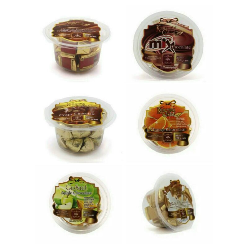 

Cokelat Kubus Kampung Coklat / Cup 100.g 14 biji / All Variant
