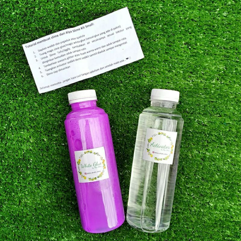 SLIME KIT PUDDING/BAHAN SLIME/SLIME KIT TOFU/ACTIVATOR/SLIME MURAH/PUDDING UNGU