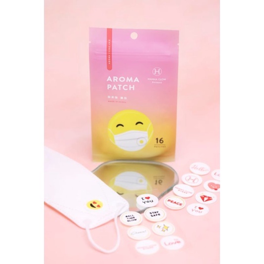 Aroma Patch For Mask Isi 16 Pcs Stiker Aroma Untuk Masker Import Tmall88