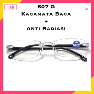 Image of Kacamata Baca Lensa Plus Anti Radiasi +1.00 s/d + 3.00 Kacamata Pria Wanita Reading Glasses Kacamata Lensa&Frame