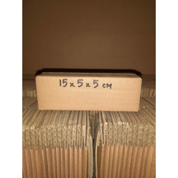 

Kardus Murah 15x5x5 cm tebal baru polos luar dalam