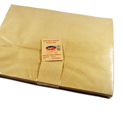 

❀ Airmail Amplop Coklat Folio ♜