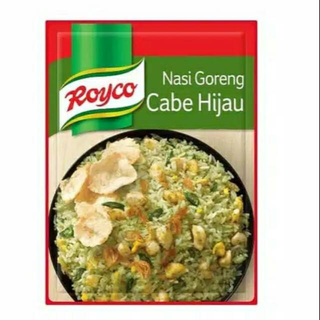 Bumbu Nasi Goreng Instan "Royco" Rasa Cabe hijau