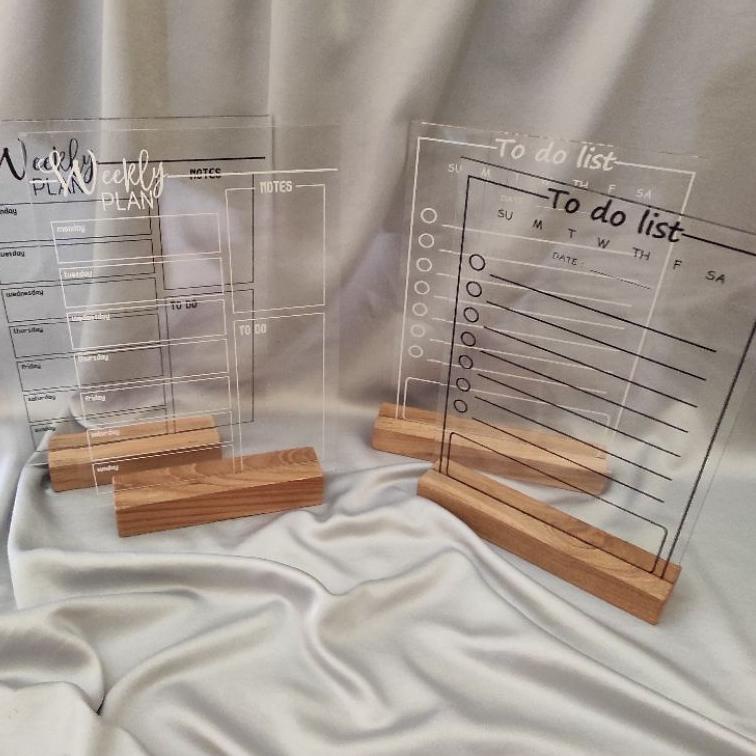 

(O6B8) acrylic planner a5 to do list akrilik planner acrylic weekly monthly acrylic aesthetic akrilik desain akrilik estetik Acrylic Planner A3 A4 A5 Monthly Weekly To do list Korean aesthetic cute ins //Just@today