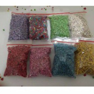 batu hias kaktus sekulen warna warni