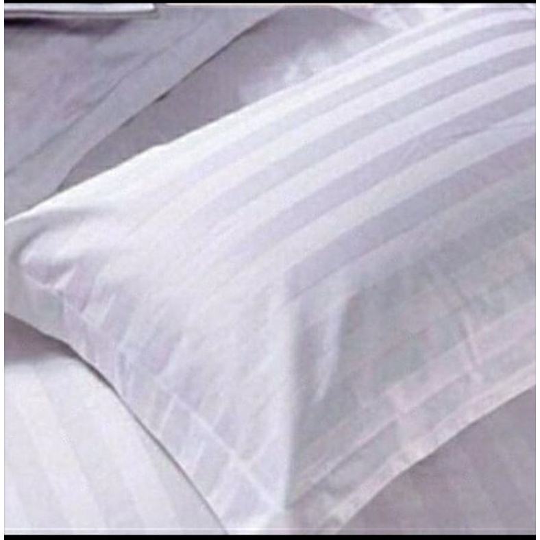 sarung bantal hotel dobby salur tc300 pigura
