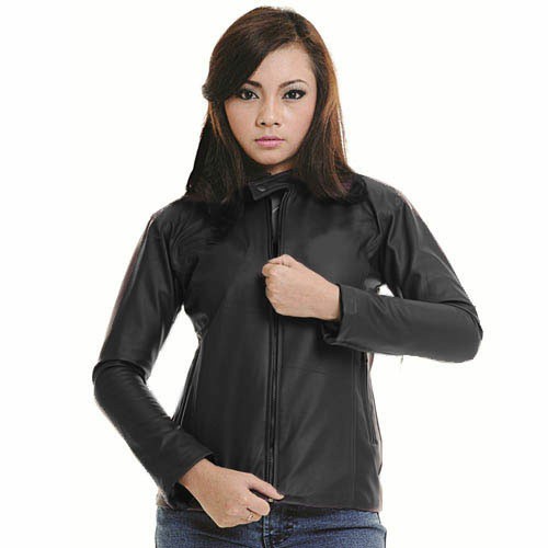 Jaket Semi Kulit Wanita Casual Kantor