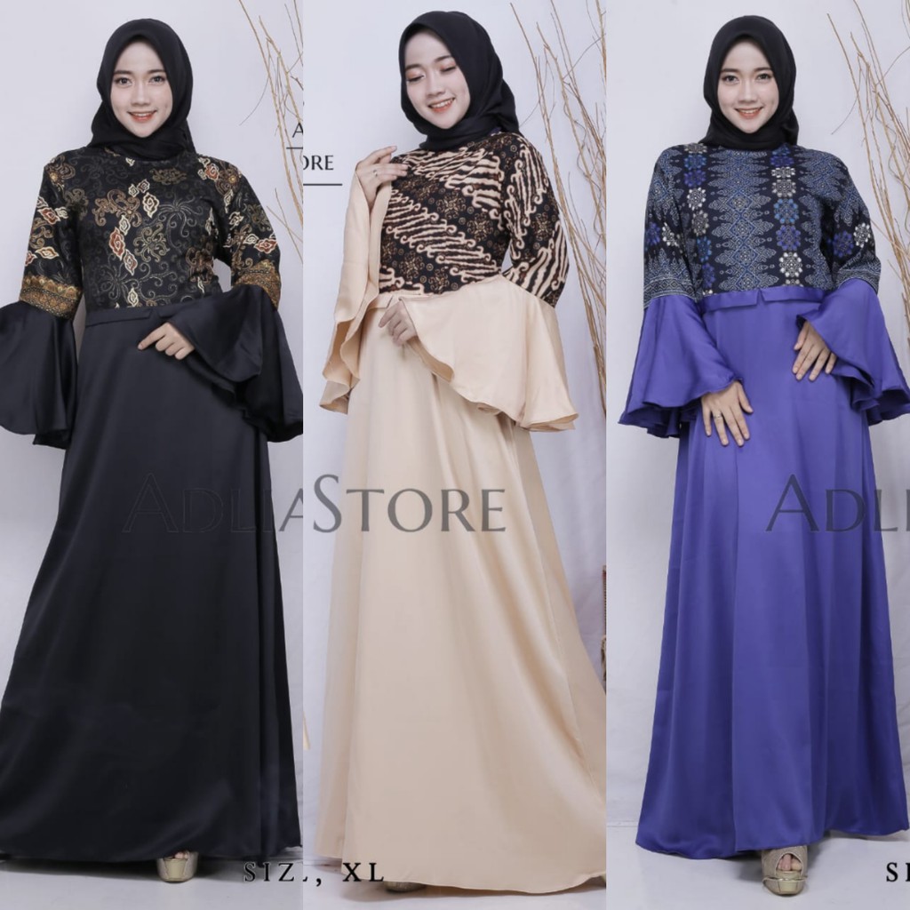 Gamis Pesta / Gaun Pesta / Gamis Remaja / Gamis Batik / Gamis Lebaran