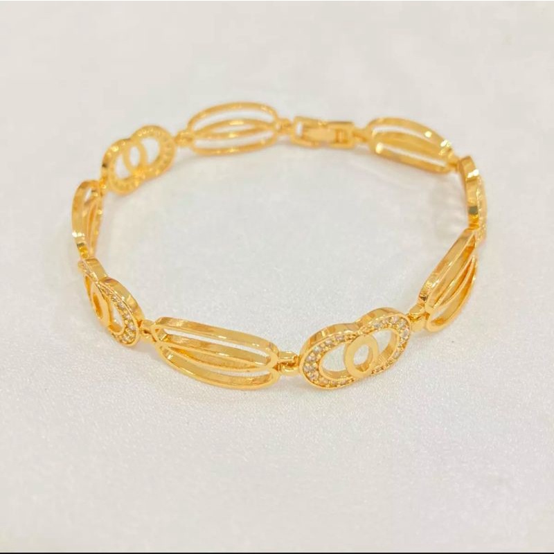 GELANG TANGAN WANITA ELEGAN TITANIUM