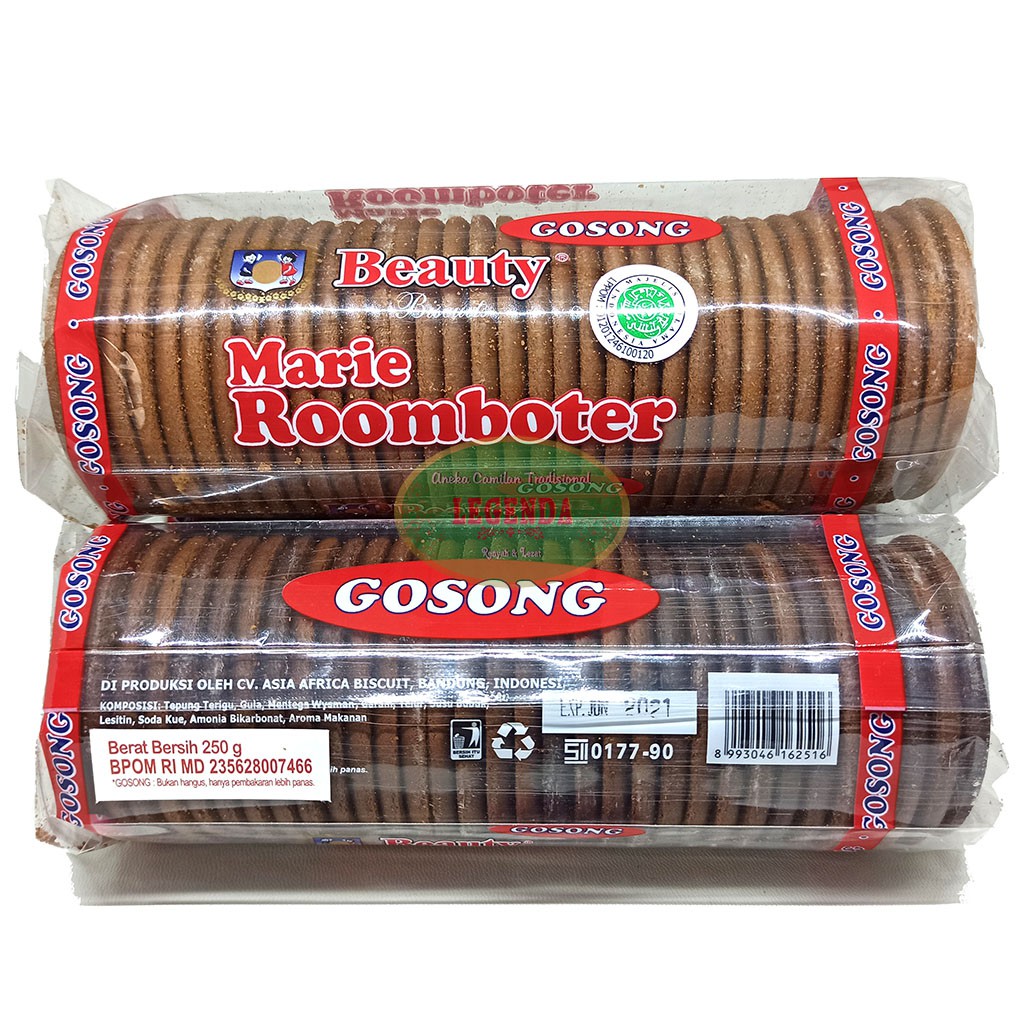 

Biskuit Marie Roomboter Gosong Beauty 250gr